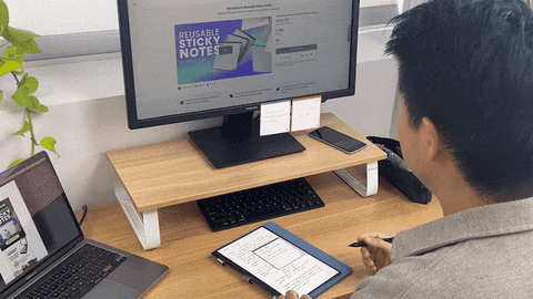 Using Rocketbook Reusable Sticky Notes