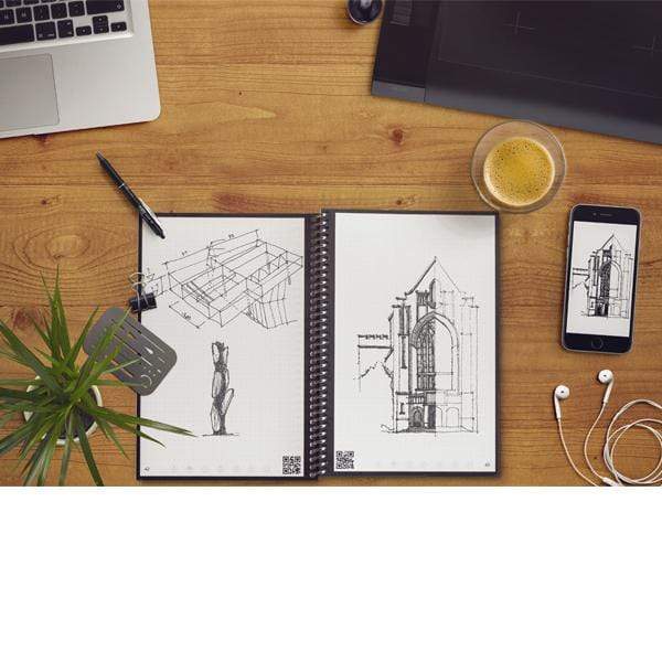 doodles in the Rocketbook Core notebook