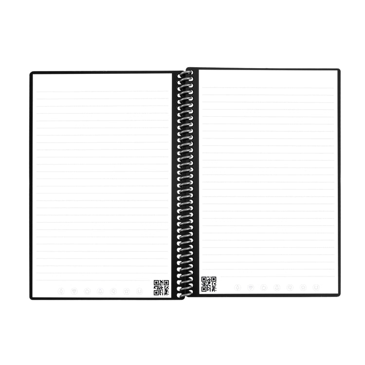 lined reusable notebook pages