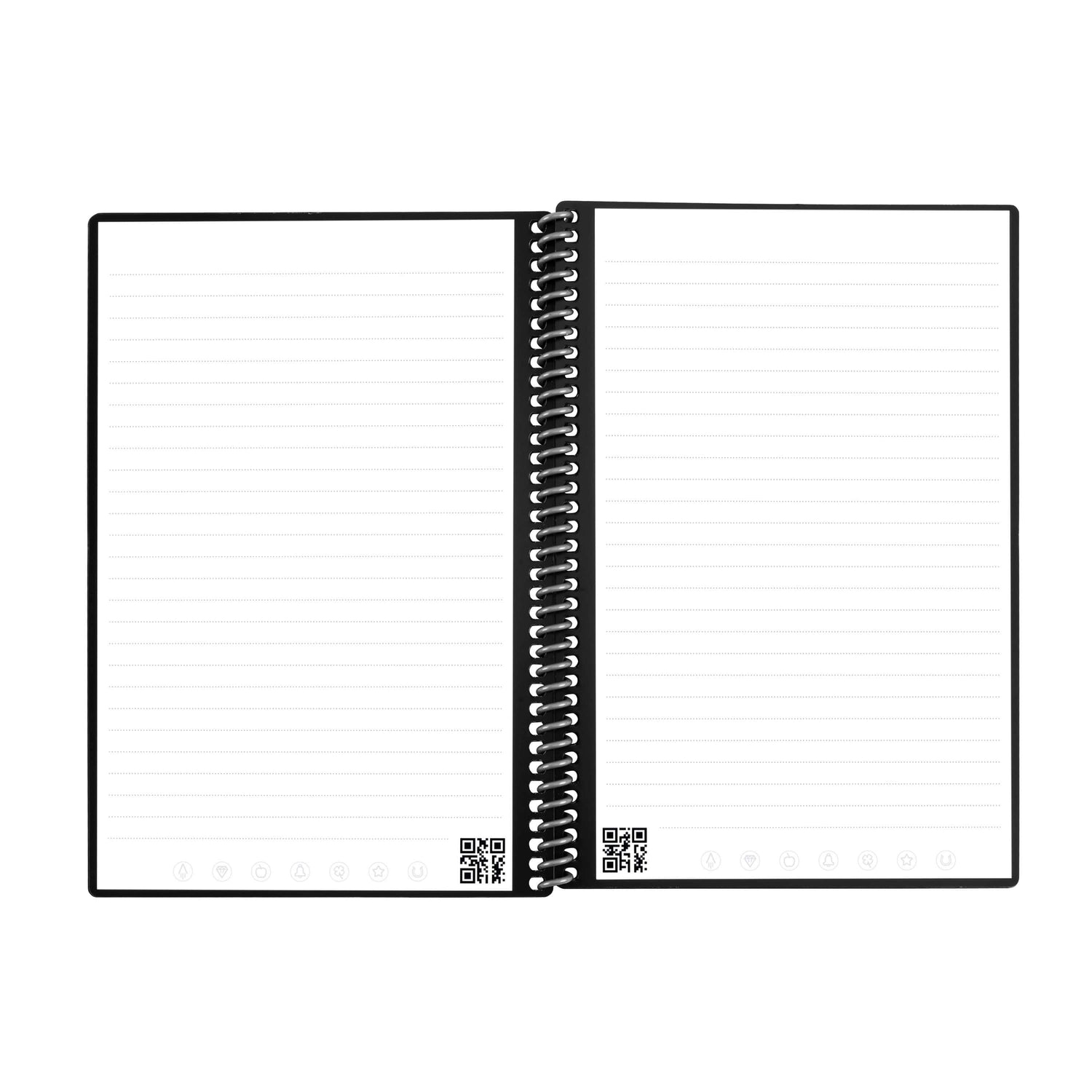lined reusable notebook pages