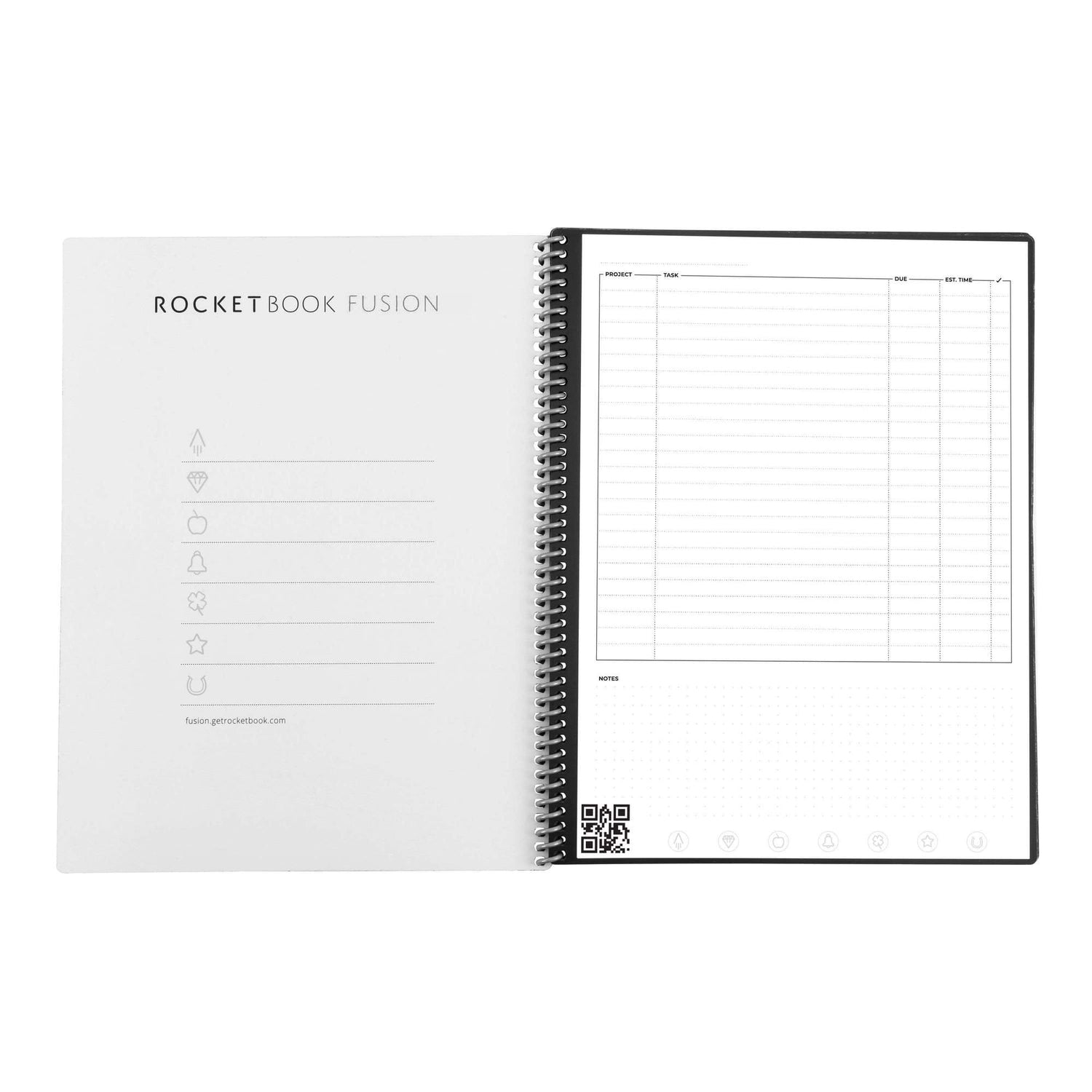 inside of Rocketbook Fusion 