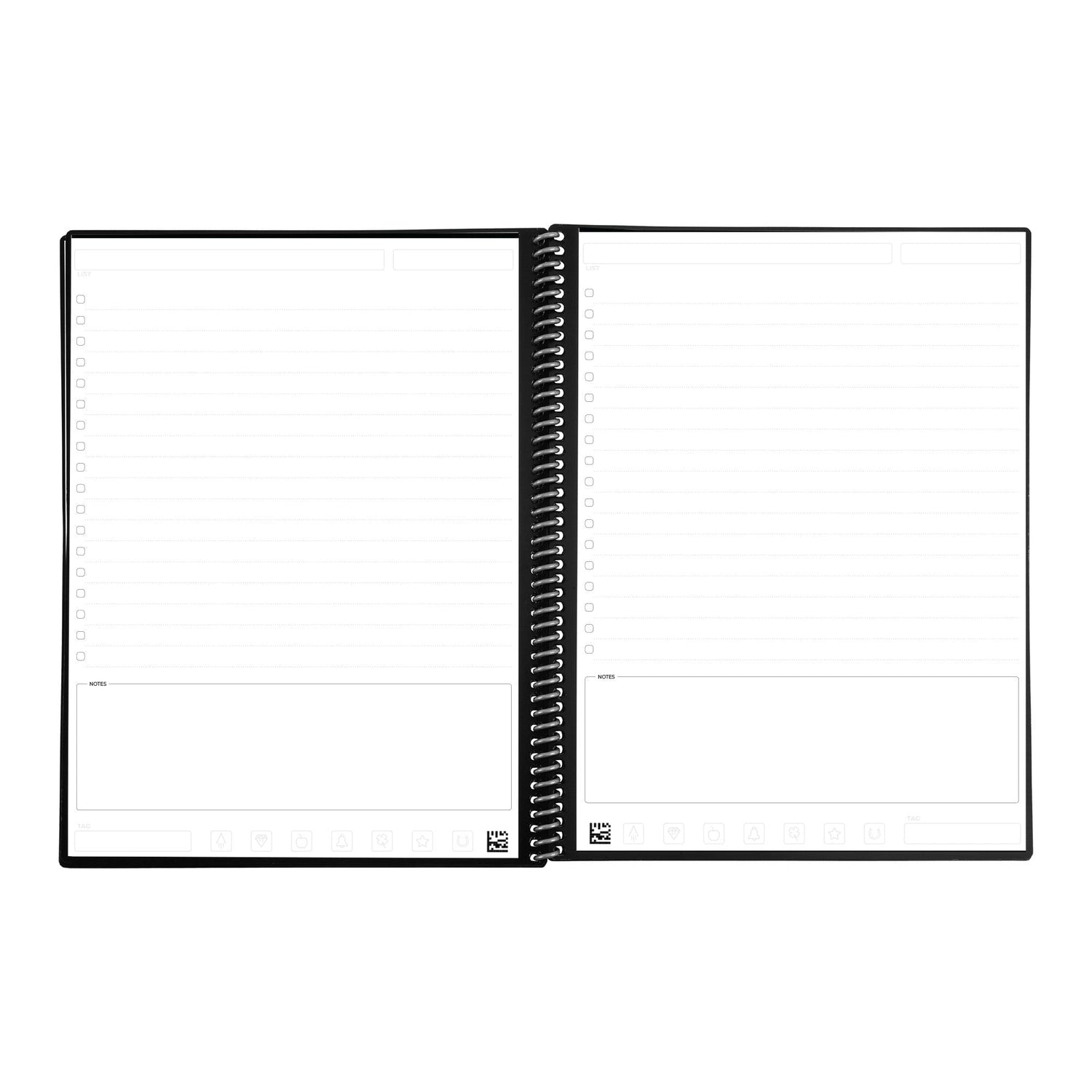 Two list pages