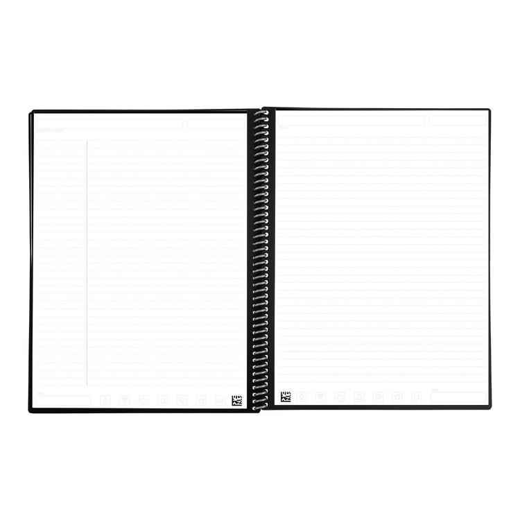 A meeting notes page and a lined page