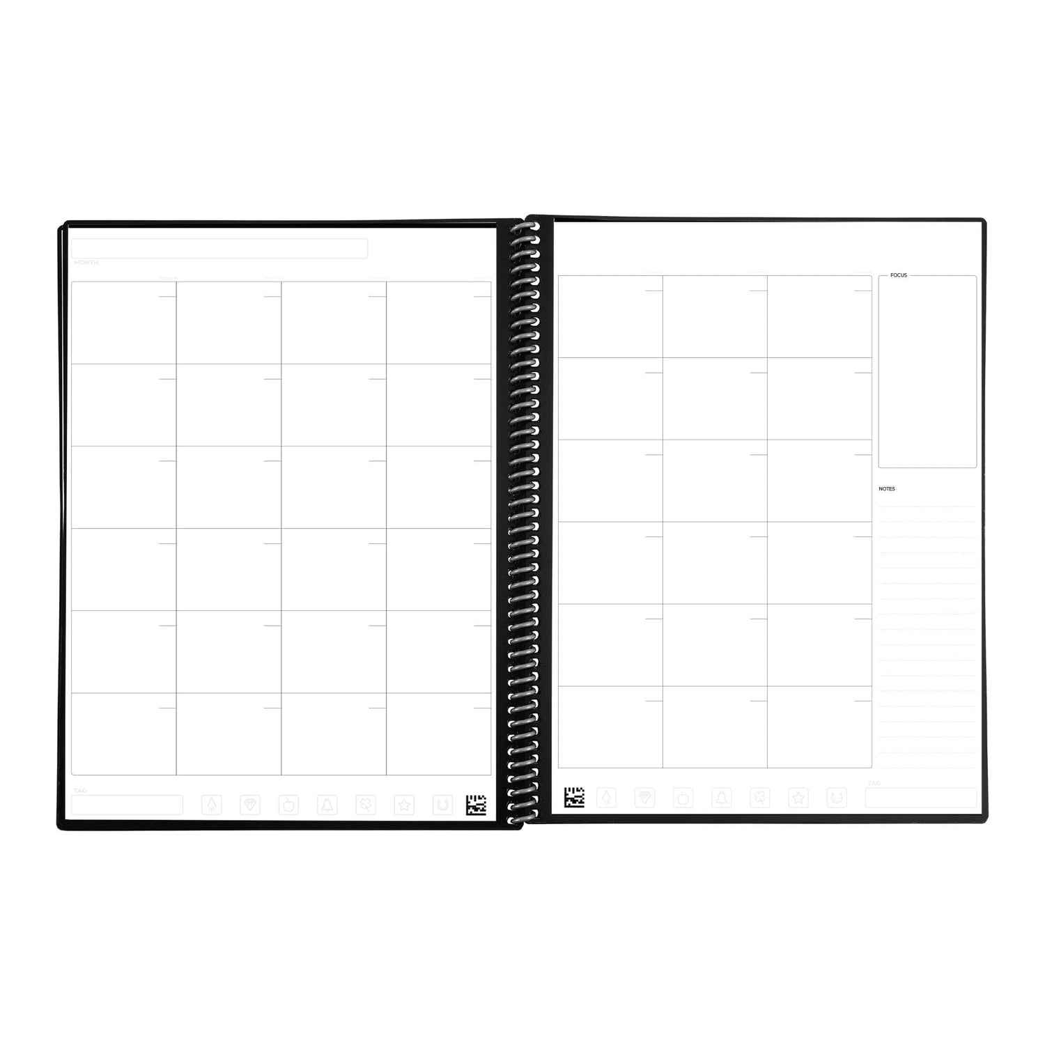 Two monthly pages