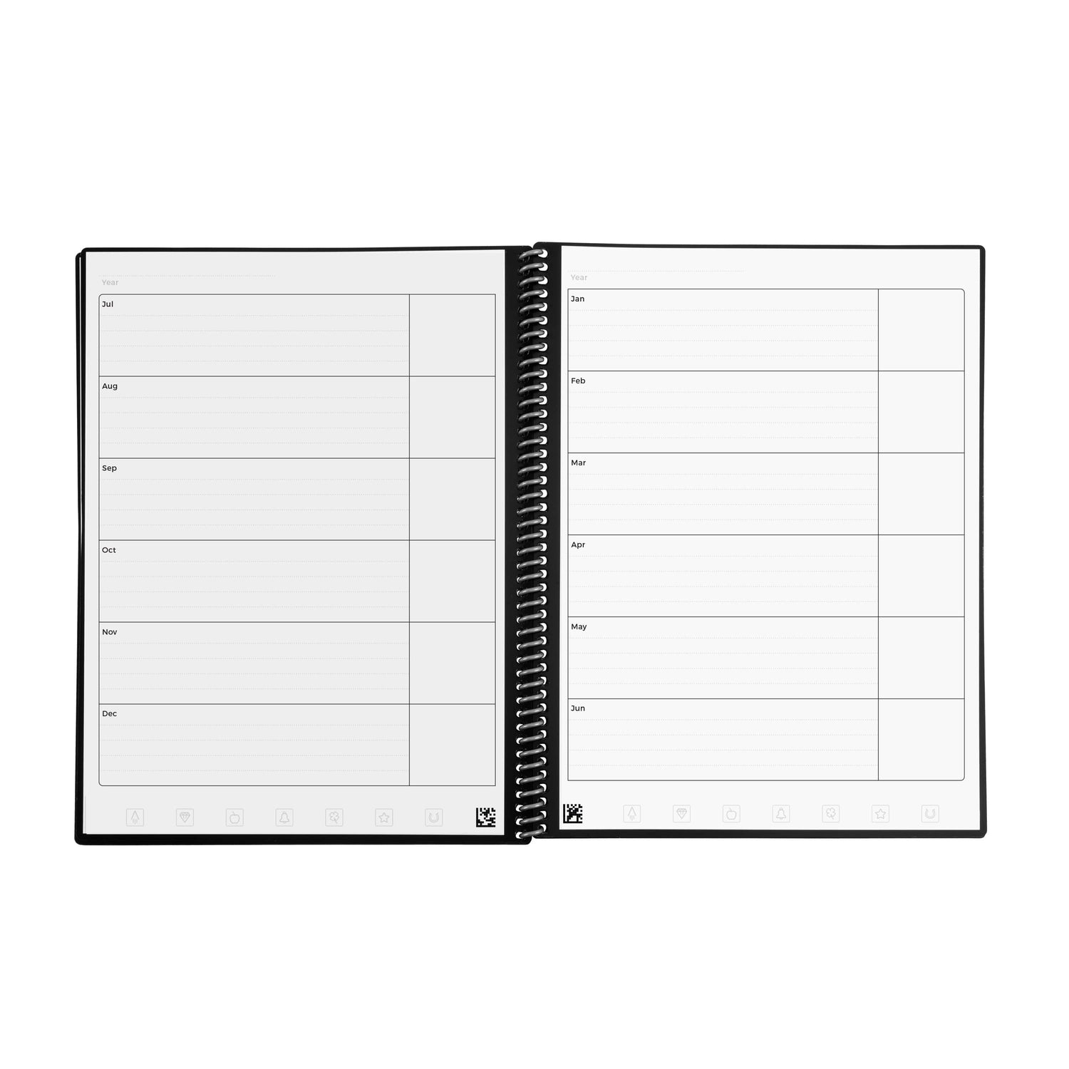 weekly calendar pages