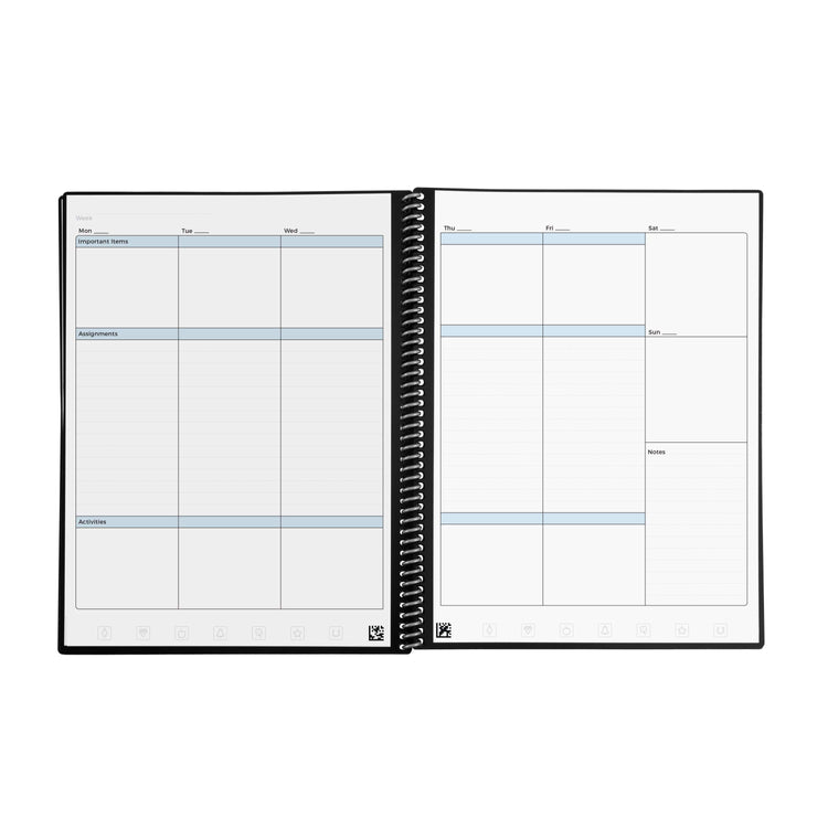weekly planner pages