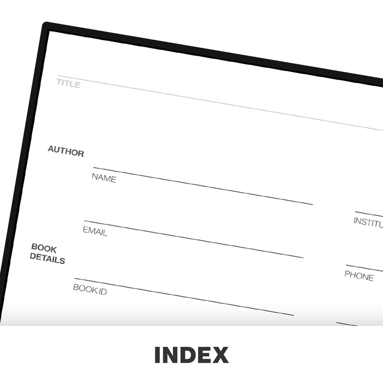 index page in Rocketbook Matrix